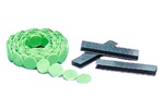 Spotnails 136025 Crossfire Staple Pack, 5/8" Length x 3/8" Crown, 18 GA. 6805PG Staples and 1" Plastic Caps, 2,000/box