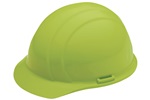 ERB 19360 Americana Hard Hat w/ Mega Ratchet 4-Point nylon suspension, Hi Viz Lime, Case of 12