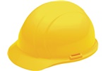 ERB 19362 Americana Hard Hat w/ Mega Ratchet 4-Point nylon suspension, Yellow, Case of 12