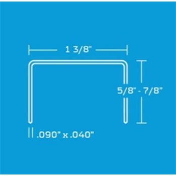 A58 CARTON SEALING STAPLES, 1-3/8