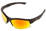 ERB 18013 Breakout Black, Red Mirrored safety glasses, 12/Case