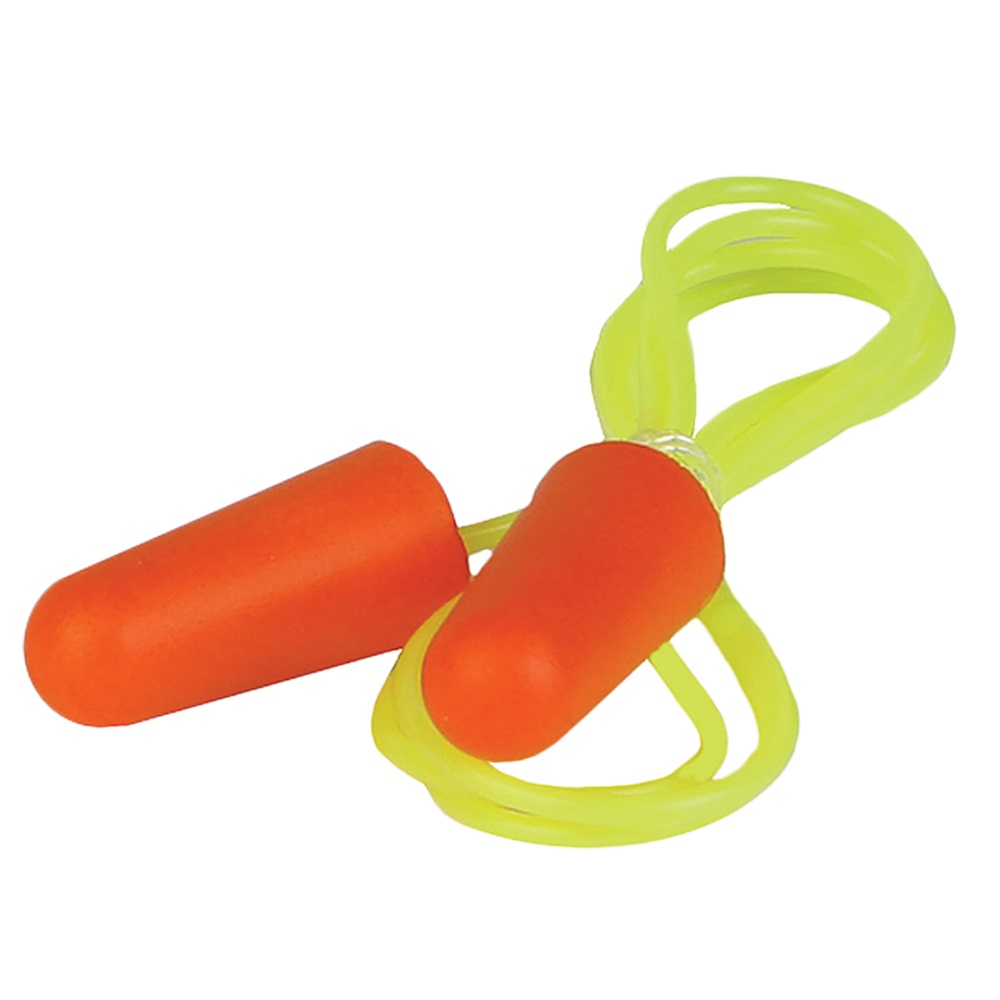 ERB 14382 ERB03C Orange corded disposable ear plugs, 200/Box