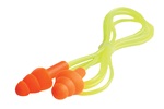 ERB 14388 ERB-04C Orange corded reusable ear plugs, 100/Box