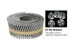 Stuccofast Knurled Framing Pins and EF-90 Washers (for use in ET&F Model 500M)
