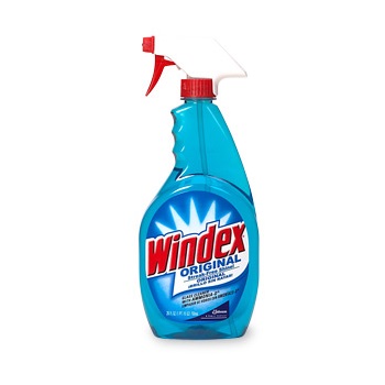 WINDEX GLASS & SURFACE CLEANER, 32 OZ. SPRAY BOTTLE 12 BOTTLES PER CASE
