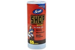 Scott Shop Towels On A Roll, 1 ply, 10.4" W x 11" L, Blue, 55 Sheets / Roll