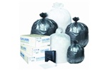 40" X 48" , 40 gal - 45 gal, 22 Micron (.87 Mil) High-Density PE Can Liners, Coreless Roll, Natural, Inteplast, 150/Carton