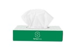 Spring Grove 2 ply White Facial Tissue, Flat Box, 8" W x 7.5" L, 100 Sheets