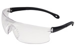 ERB 15529 Invasion Clear, soft nose rubber temple safety glasses, 12/Case