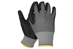ERB N100 Smooth Finish Nitrile Coated Glove, Gray, 12/Case