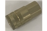 1/4" FPT 1/4" Industrial Interchange Coupler, Galvanized Finish, PC0209, 6 In Stock 