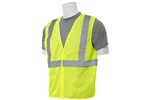 S362 Hook & Loop Economy Mesh Safety Vest, Hi Viz Lime, ANSI Class 2