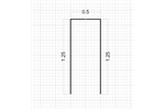 Bostitch 15S4-31G, 1-1/4" Length x 1/2" Crown Width, 15 Ga. Staples, 13,608/Case