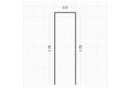 Bostitch 15S4-44G, 1-3/4" Length x 1/2" Crown Width, 15 Ga. Staples, 9,072/Case