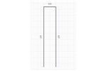 Bostitch 15S4-63G, 2-1/2" Length x 1/2" Crown Width, 15 Ga. Staples, 6,804/Case