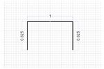 Bostitch 16S2-15FG10M, 5/8" Length x 1" Crown Width, 16 Ga. Staples, 10,080/Case