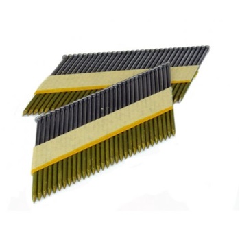 Spotnails TD10D120-2.5M 30-34 Degree Clipped Head Paper Tape Strip Nails - Bright