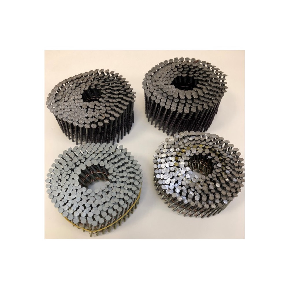 Bostitch AC8DRBDP 2 1 2 x .113 Ring Shank Bright Coil Nails 5 000 Case