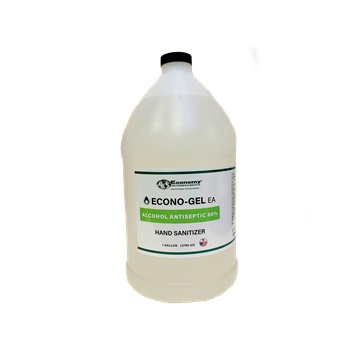 HAND SANITIZER (GEL), 1 GALLON PUMP BOTTLE, 80% ALCOHOL