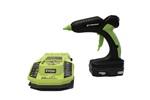 Surebonder PRO2-60KIT 60 Watt Cordless Professional Heavy Duty Hot Glue Gun Kit-Full Size Ryobi Battery & Charger Included